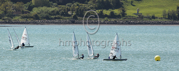3rd Eolann Miles - 223479 -RCYC/GHYC - ILCA 6 : Results : 5, 4,6,-11,2,2, Total = 30, Nett = 19