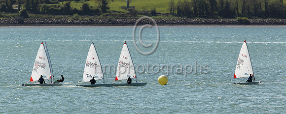 10th Aaron Moore - 215238 -BYC - ILCA 4 : Results : 5, 4,11,12,-15,13, Total = 60, Nett = 45