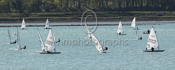 3rd Eolann Miles - 223479 -RCYC/GHYC - ILCA 6 : Results : 5, 4,6,-11,2,2, Total = 30, Nett = 19
