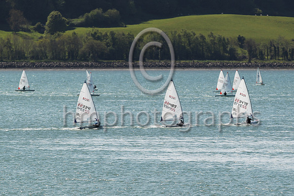 3rd Eolann Miles - 223479 -RCYC/GHYC - ILCA 6 : Results : 5, 4,6,-11,2,2, Total = 30, Nett = 19