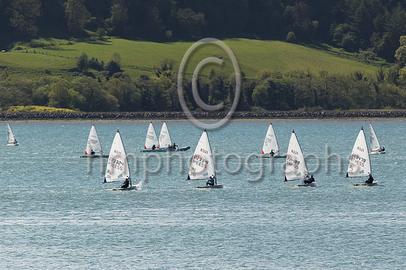4th Joseph Robinson - 221489 -BYC/HSC - ILCA 6 : Results : 4, 5,3,2,5,(28.0 RET), Total = 47, Nett = 19