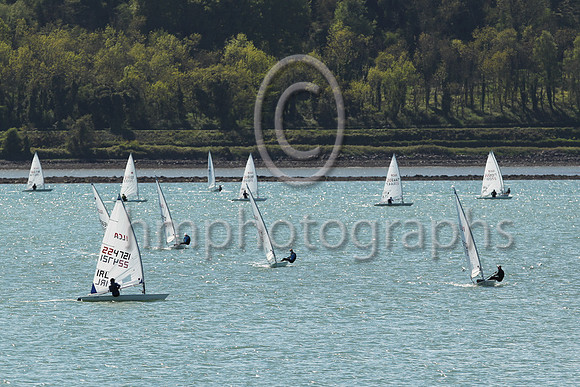 12th Blake Vaughan - 224721 -Royal Cork YC - ILCA 6 : Results : 10, 8,11,9,-13,10, Total = 61, Nett = 48