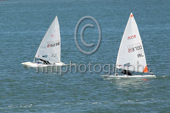 10th Aaron Moore - 215238 -BYC - ILCA 4 : Results : 5, 4,11,12,-15,13, Total = 60, Nett = 45