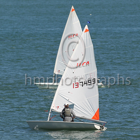 6th Calum Pollard - 137499 -CAYC - ILCA 4 : Results : 3, 8,5,-16,6,5, Total = 43, Nett = 27