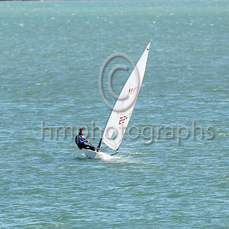12th Blake Vaughan - 224721 -Royal Cork YC - ILCA 6 : Results : 10, 8,11,9,-13,10, Total = 61, Nett = 48