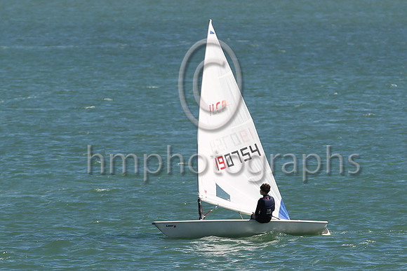 18th Jacob Browne - 190754 -RStGYC - ILCA 6 : Results : 16, -21,19,17,19,16, Total = 108, Nett = 87