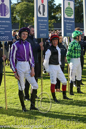 1st Golden Horn F ( 5 ) - black and white hlvd ( Frankie Dettori ) : Trainer - John Gosden