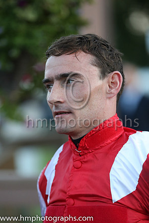 1st Custom Cut ( 2 ) - red, white epaulettes ( Daniel Tudhope ) : Trainer - David O'Meara