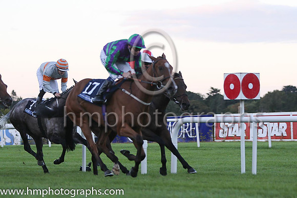 2nd Withernsea ( 17 ) - purple, emerald green hoops ( Jamie Spencer ) : Trainer - Richard Fahey