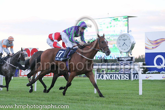 2nd Withernsea ( 17 ) - purple, emerald green hoops ( Jamie Spencer ) : Trainer - Richard Fahey
