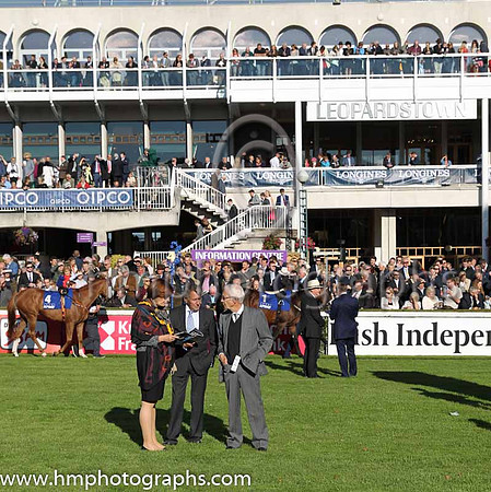 Lester Piggott at the Longines Irish Champions weekend at Leapardstown