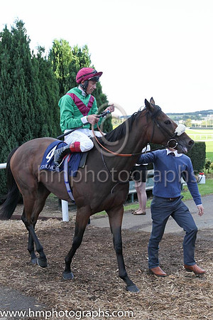 5th Euro Charline ( 4 ) - emerald green, maroon chevron ( Frankie Dettori ) : Trainer - Marco Botti