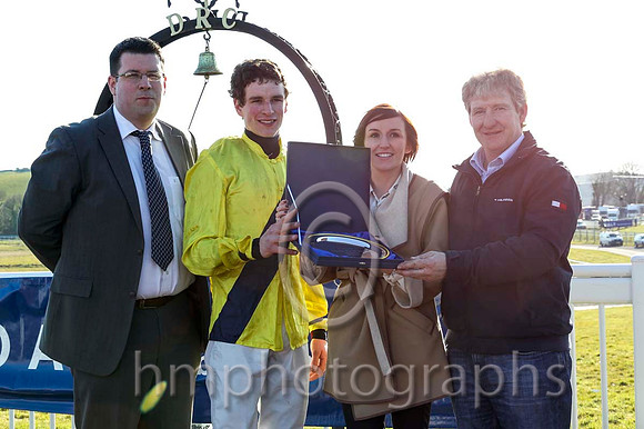 01 01 Dan Mallon Toals Bookmakers, Winning JOckey Danny Mullins, Lauren Toal Toals Bookmakers & Philip Fenton trainer of Pineau De Re winner of the 2013 Ulster Grand National  - - CU2D7047-Edit-101