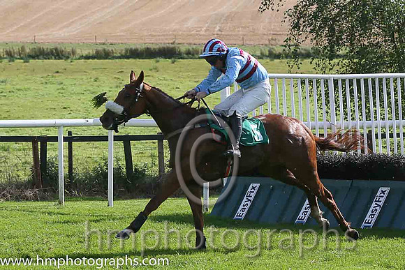 08th Gabriel Brandy ( 5 , light blue and maroon hoops ) and B.M. Cash - Trainer : Robert Alan Hennessy - Owner : W. Hennessy