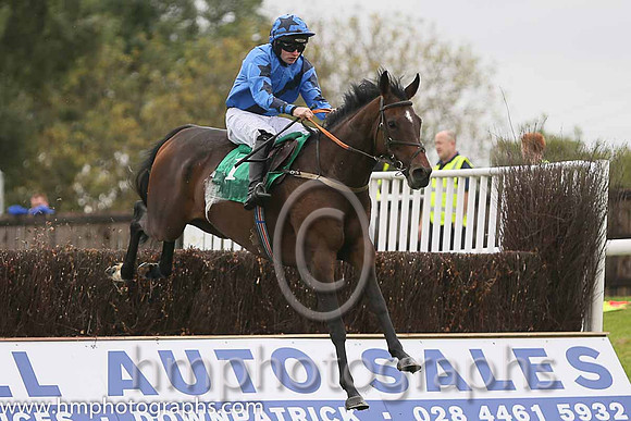10th Deadly Catch ( 1 , royal blue, dark blue sash ) and M.P. Butler - Trainer : P.J. Rothwell - Owner : Damien Carroll