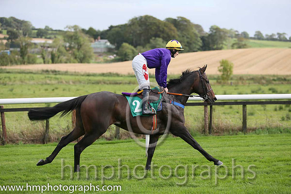 02nd Don Vincenzo ( 2 , purple ) and S.W. Flanagan - Trainer : Colin Bowe - Owner : Mob Partnership