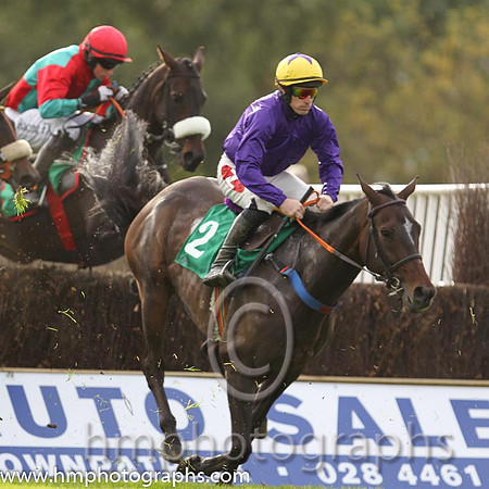 02nd Don Vincenzo ( 2 , purple ) and S.W. Flanagan - Trainer : Colin Bowe - Owner : Mob Partnership