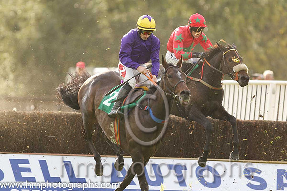02nd Don Vincenzo ( 2 , purple ) and S.W. Flanagan - Trainer : Colin Bowe - Owner : Mob Partnership