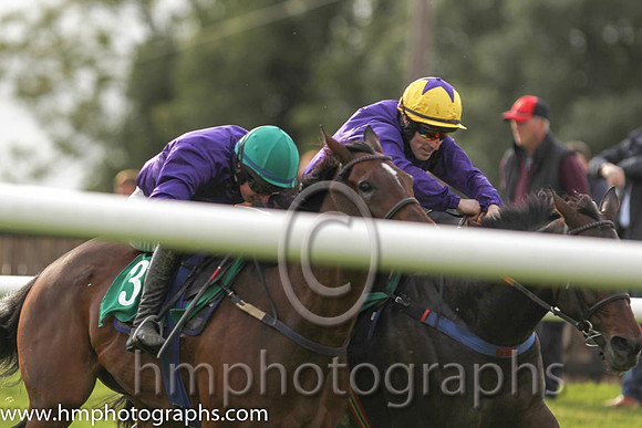 01st Gold Patrol ( 3 , purple, green cap ) and M.P. Fogarty - Trainer : Colin Bowe - Owner : Mountfinn Racing Partnership