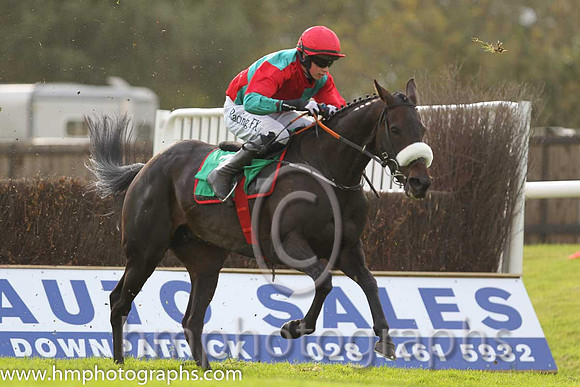 05th Western Home ( 7 , emerald green and red qtrd ) and B.J. Cooper - Trainer : Gordon Elliott - Owner : R.E. Burroughs