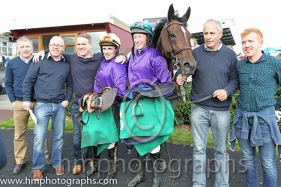 01st Gold Patrol ( 3 , purple, green cap ) and M.P. Fogarty - Trainer : Colin Bowe - Owner : Mountfinn Racing Partnership