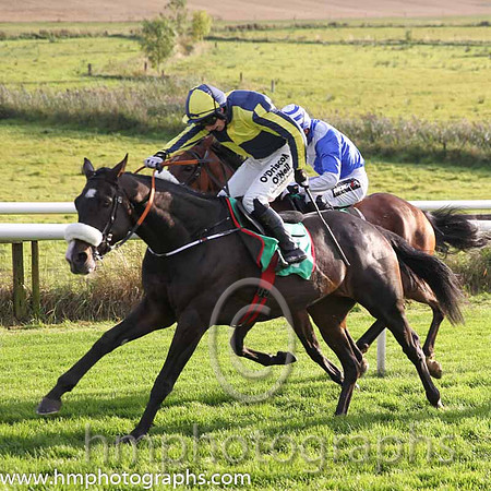04th Tajseer (USA) ( 7 , dark blue and yellow qtrd ) and N. Carberry - Trainer : Gordon Elliott - Owner : Paul A.Rooney