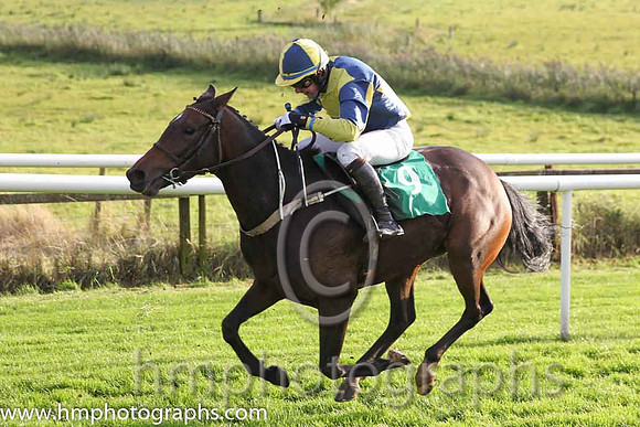 03rd Concience ( 9 , dark blue and yellow qtrd ) and J.P. Dowling (7) - Trainer : Desmond McDonogh - Owner : P.E.I.Newell