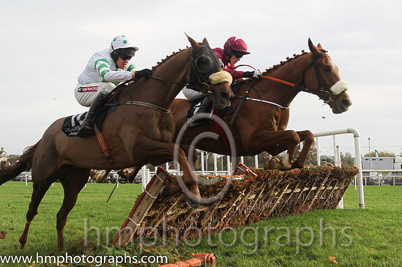 05 Moores Road and B J Geraghty - - 05th (10 ,white, emerald green disc ) Trainer - M Hourigan