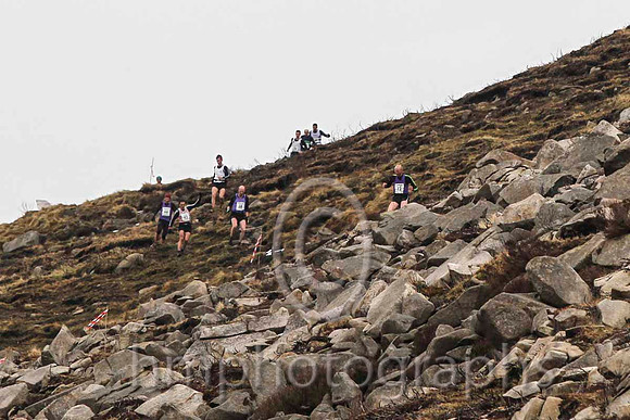 Gavin Bland (12) Borrowdale in the lead on the run down to Ben Crom  - FT8E3121-3
