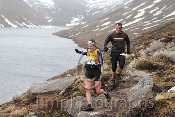 Helen Berry (8) Holmfirth - 72nd in 2:14:20 &  Matthew Hulley (75) Dark Peak Fell Runners - 58th in 2:10:14 - - FT8E3449-20