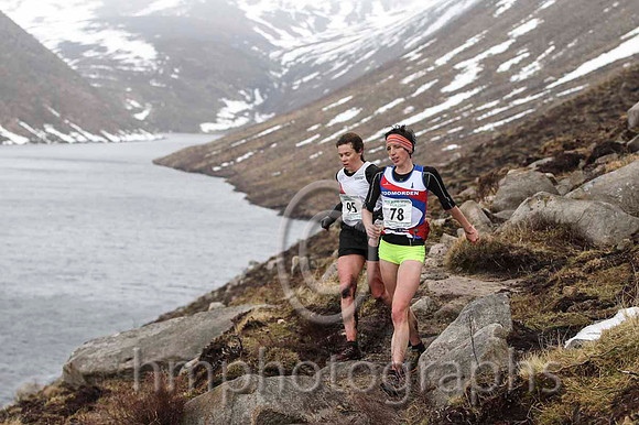 Sarah May (95) Todmorden Harriers - 86th in 2:19:02 & Lauren Jeska (78) Todmorden harriers - 67th in 2:12:34 - FT8E3465-35