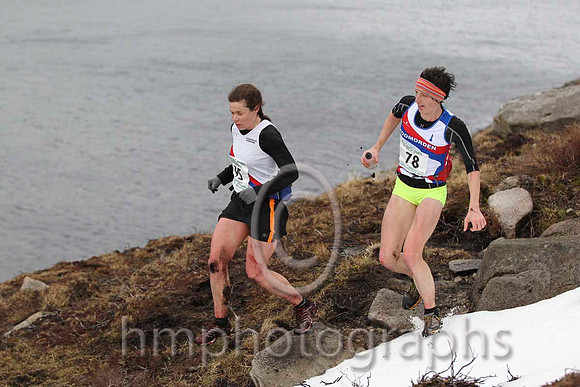 Sarah May (95) Todmorden Harriers - 86th in 2:19:02 & Lauren Jeska (78) Todmorden harriers - 67th in 2:12:34 - FT8E3467-37