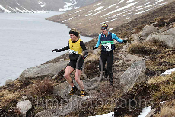 Mel Price (120) Mercia Fell Runners - 78th in 2:15:47 &  Astrid Gibbs (55) Ambleside AC - 81st in 2:15:52 - FT8E3480-50