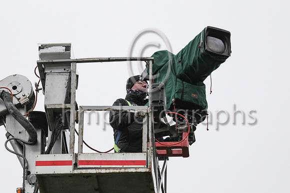 Cameraman at Down Royal on St Patrick's Day 17th March 2023