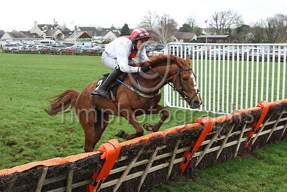 1 Thecornerhouse (2 ,white, red panel ), Jockey - E Dwan ,Trainer - Mrs J Cashin