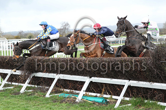 1 Longhouse Poet (4 ,dark blue, yellow panel ), Jockey - J J Slevin ,Trainer - M Brassil