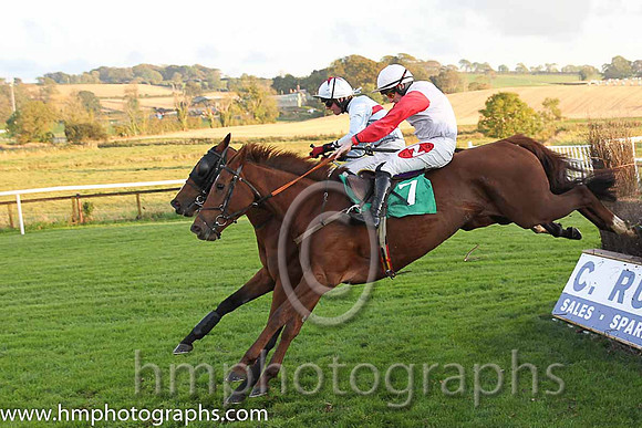 01st The Mooch ( 4 , light blue and maroon hoops ) and Donagh Meyler (7) - Trainer : Paul Nolan - Owner : R.G. English