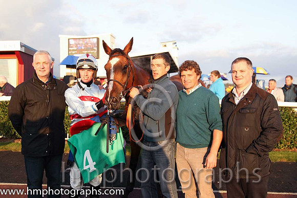 01st The Mooch ( 4 , light blue and maroon hoops ) and Donagh Meyler (7) - Trainer : Paul Nolan - Owner : R.G. English