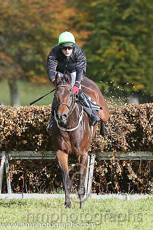 03rd Rio Bravo and R James ( 15 , BLACK; black sleeves; green cap ) Trainer: Colin Bowe,, Owner : Milestone Racing Partnership
