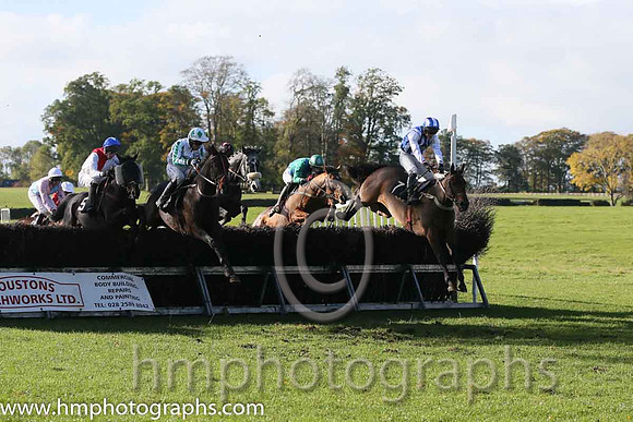 02nd Butney Island and N McParlan ( 7 , BLUE  WHITE STRIPES; white, plain sleeves; blue  white striped cap ) Trainer: C.A. McBratney,, Owner : Mrs. Rose Boyd