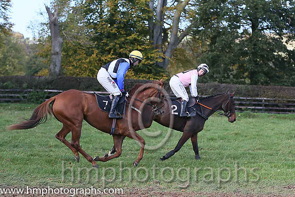 Kinley and J P McKeown ( 2 , PINK,black hollow box; white, plain sleeves; white cap ) Trainer: I. R. Ferguson,, Owner : Jane Louise Catherine Millar
