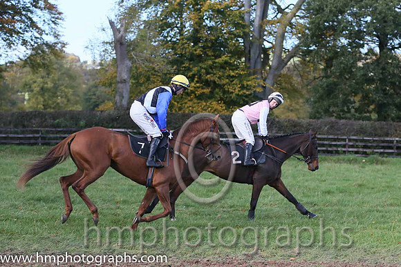 Kinnacally and J C Barry ( 7 , BLACK,white cross belts; blue sleeves; yellow cap ) Trainer: Paul McAleese,, Owner : William Logan
