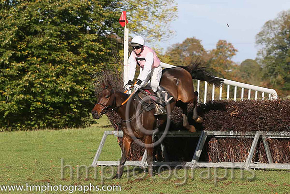 Kinley and J P McKeown ( 2 , PINK,black hollow box; white, plain sleeves; white cap ) Trainer: I. R. Ferguson,, Owner : Jane Louise Catherine Millar