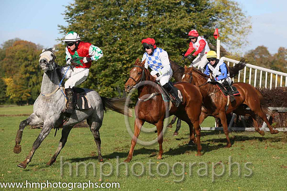 Tobar Liath and R Deegan ( 11 , RED,emerald green star; white,emerald green stars sleeves; white cap,emerald green star ) Trainer: Marc Costello,, Owner : Peggy Murphy