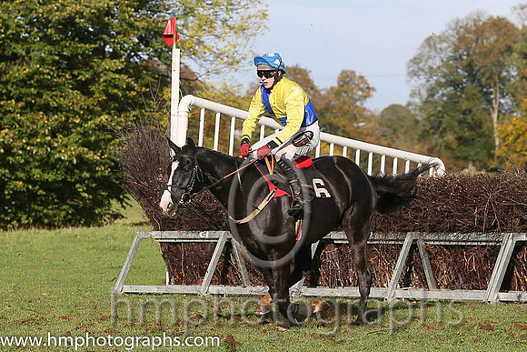 Killultagh Prince and H Dunne ( 6 , YELLOW  ROYAL BLUE QTD; yellow, plain sleeves; royal blue cap,white spots ) Trainer: Eoin G. Barry,, Owner : R.J. Armstrong
