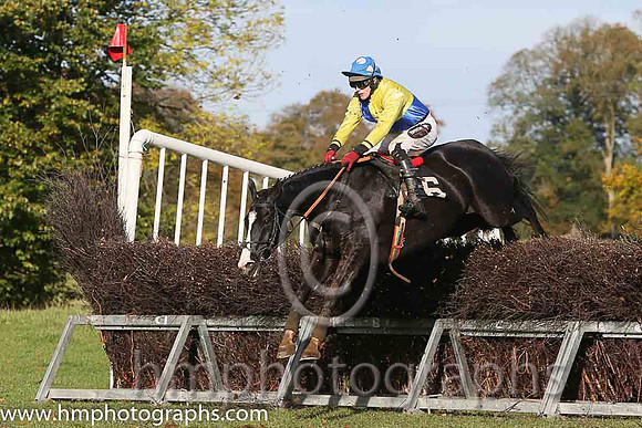Killultagh Prince and H Dunne ( 6 , YELLOW  ROYAL BLUE QTD; yellow, plain sleeves; royal blue cap,white spots ) Trainer: Eoin G. Barry,, Owner : R.J. Armstrong