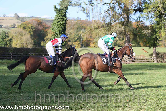 01st Marito (Ger) and N Mcparlan ( 8 , WHITE  RED QTD; white,black hooped sleeves; royal blue cap ) Trainer: C.A. McBratney,, Owner : James Marley  Samuel Downey