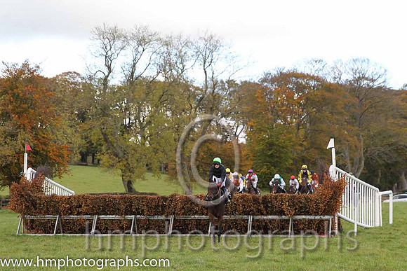 03rd Rio Bravo and R James ( 15 , BLACK; black sleeves; green cap ) Trainer: Colin Bowe,, Owner : Milestone Racing Partnership