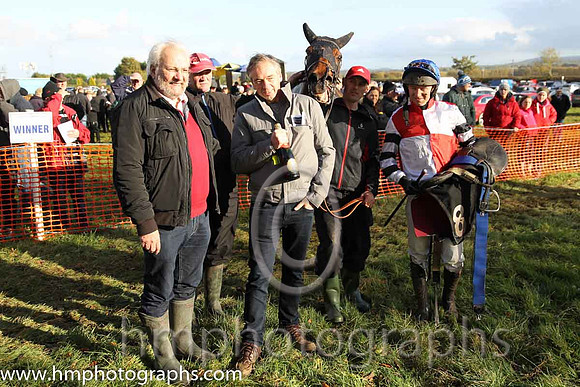 01st Marito (Ger) and N Mcparlan ( 8 , WHITE  RED QTD; white,black hooped sleeves; royal blue cap ) Trainer: C.A. McBratney,, Owner : James Marley  Samuel Downey