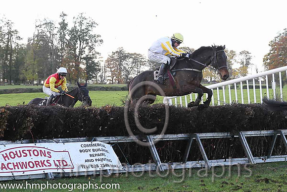 Looks Like Sonia and J P McKeown ( 6 , WHITE,yellow stripe; white,yellow striped sleeves; white  yellow striped cap ) Trainer: Kevin Rooney,, Owner : Carol Rooney